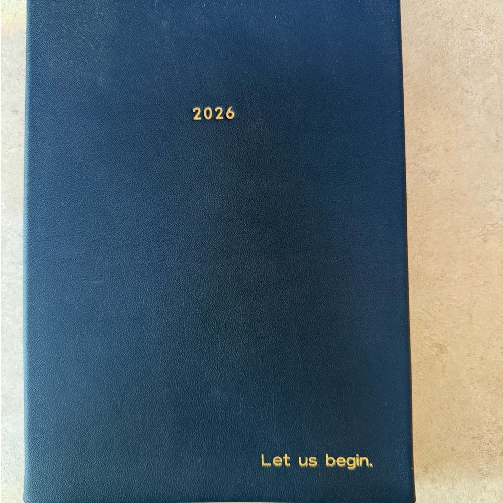 2026 Navy Planner - Let Us Begin Daily Organizer